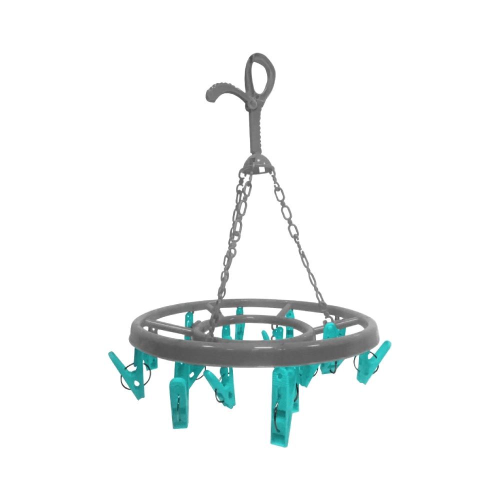 Mini Varal Redondo Com 16 Prendedores Havan Casa - Sortido