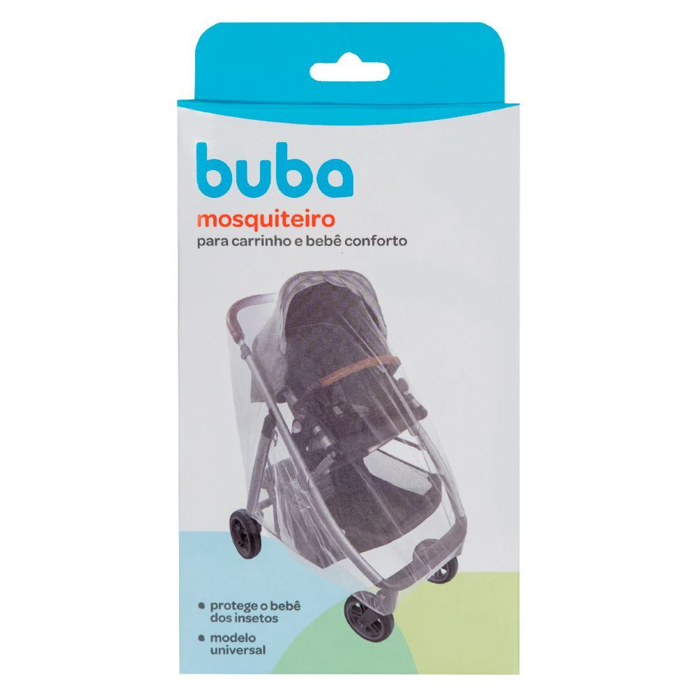 Mosquiteiro Para Carrinho E Bebê Conforto Buba - Branco