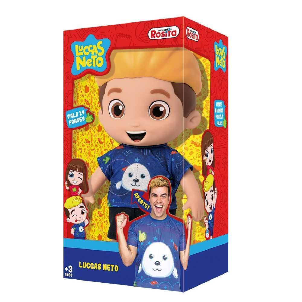 Novo Boneco Luccas Neto Articulado Rosita - 1079