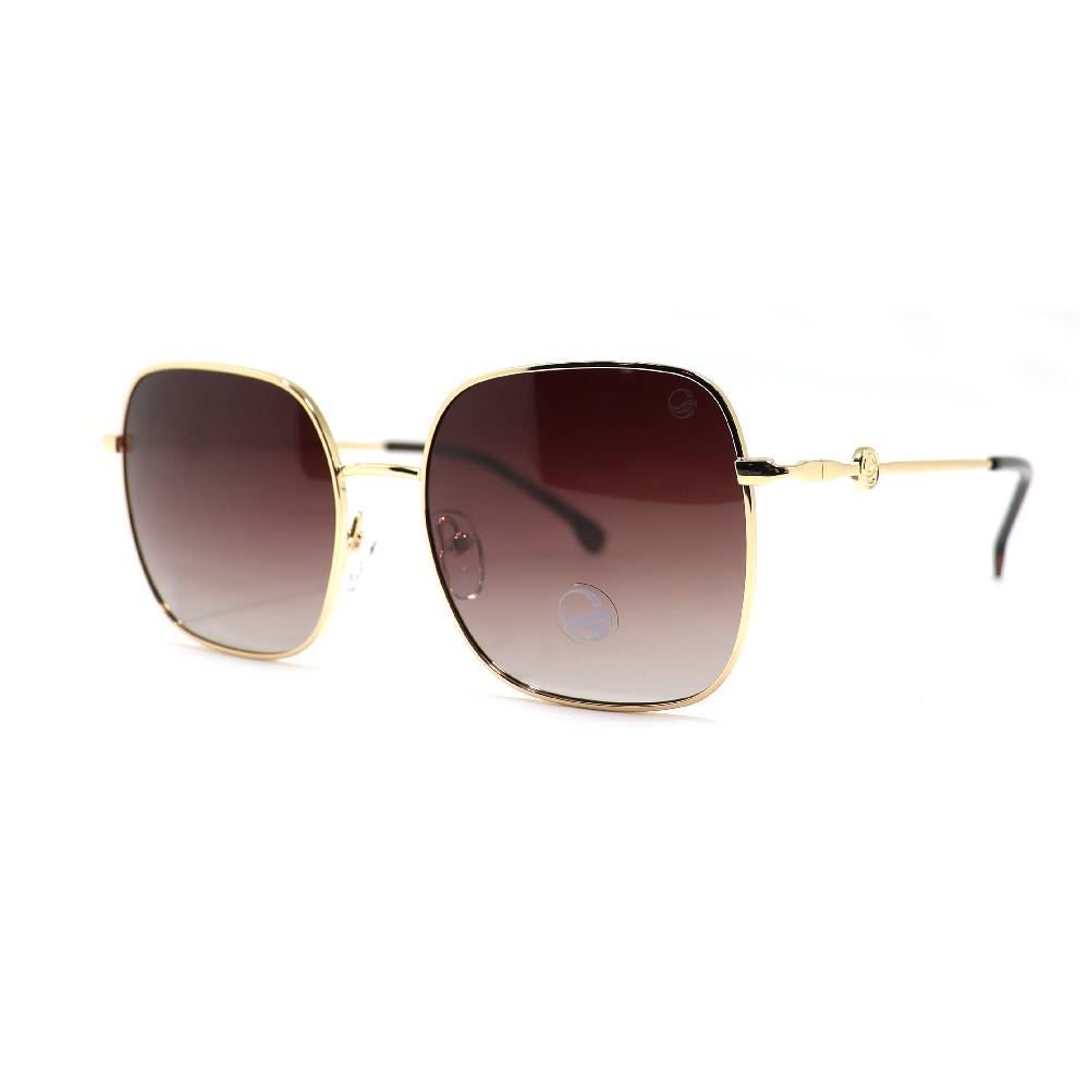 Óculos De Sol Feminino Cobra D'agua Cda 014 C200 - Dourado