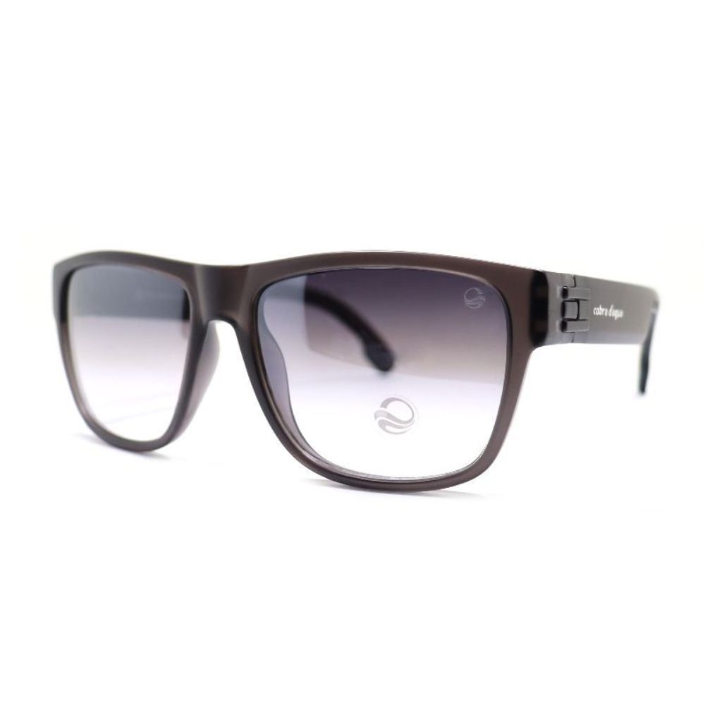Óculos De Sol Masculino Cobra D'agua Cda 007 C100 - Preto e Marrom