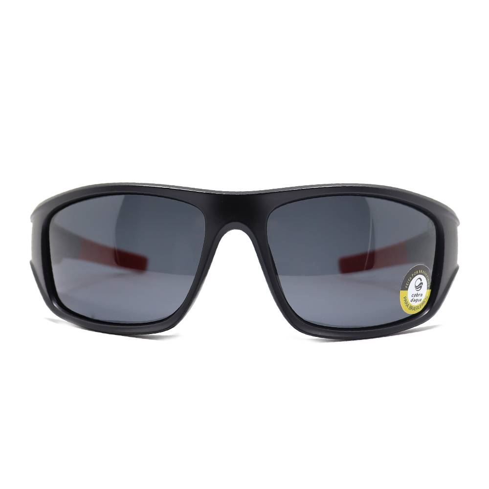 Óculos De Sol Masculino Cobra D'agua La2553p C1 - Preto e Vermelho