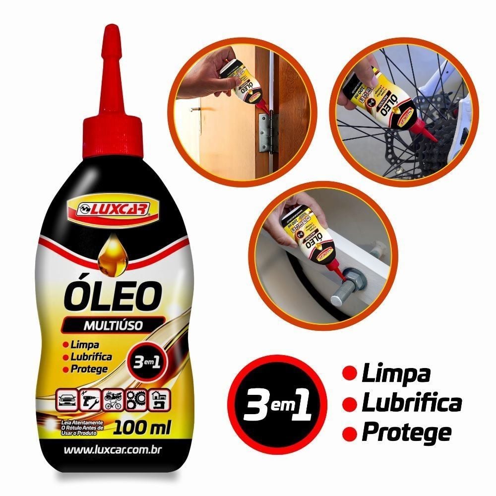 Óleo Multiúso 3 em 1 Luxcar - 2524