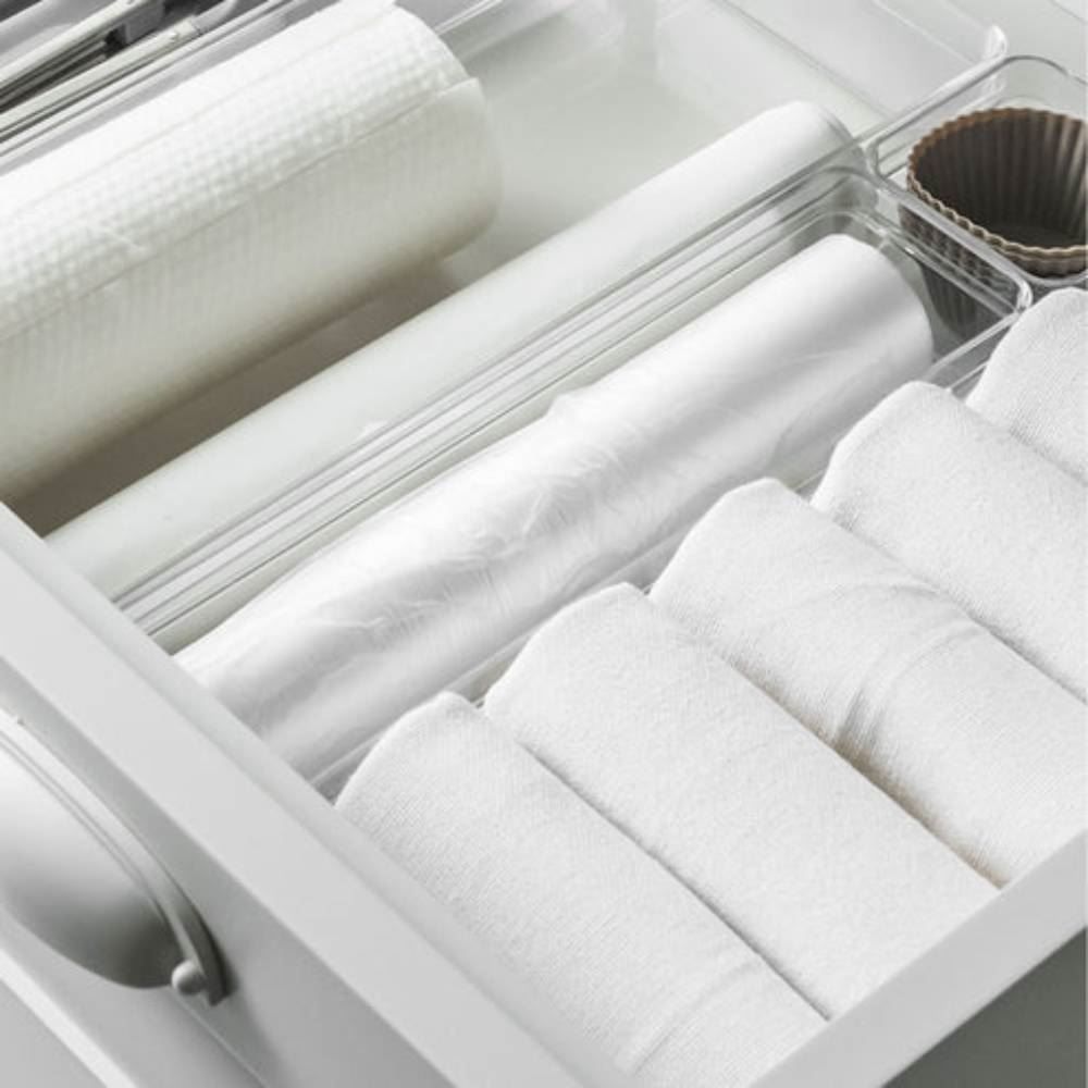 Organizador De Gavetas Clear Martiplast - Natural