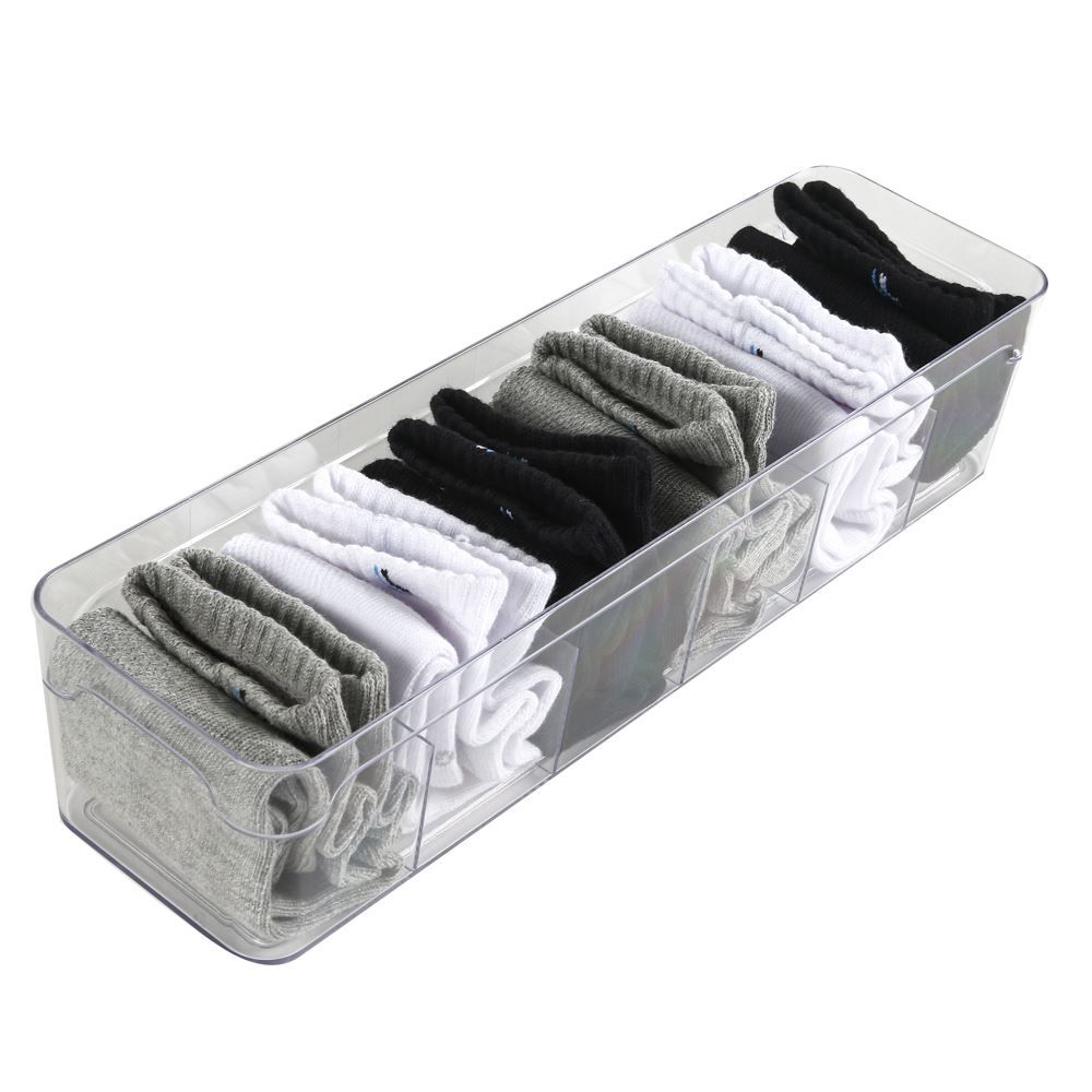 Organizador De Gavetas Colméia Cristal Arthi 2 Litros - Transparente