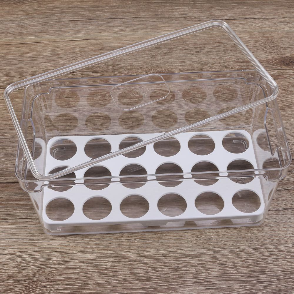 Organizador De Ovos Martiplast Ou Clear Fresh 36 Unidades - Transparente