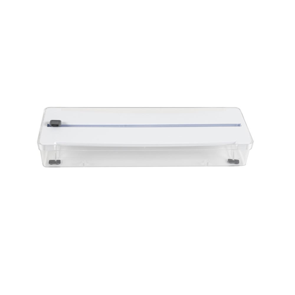 Organizador E Cortador De Rolos Duplo Clear Ou - Transparente