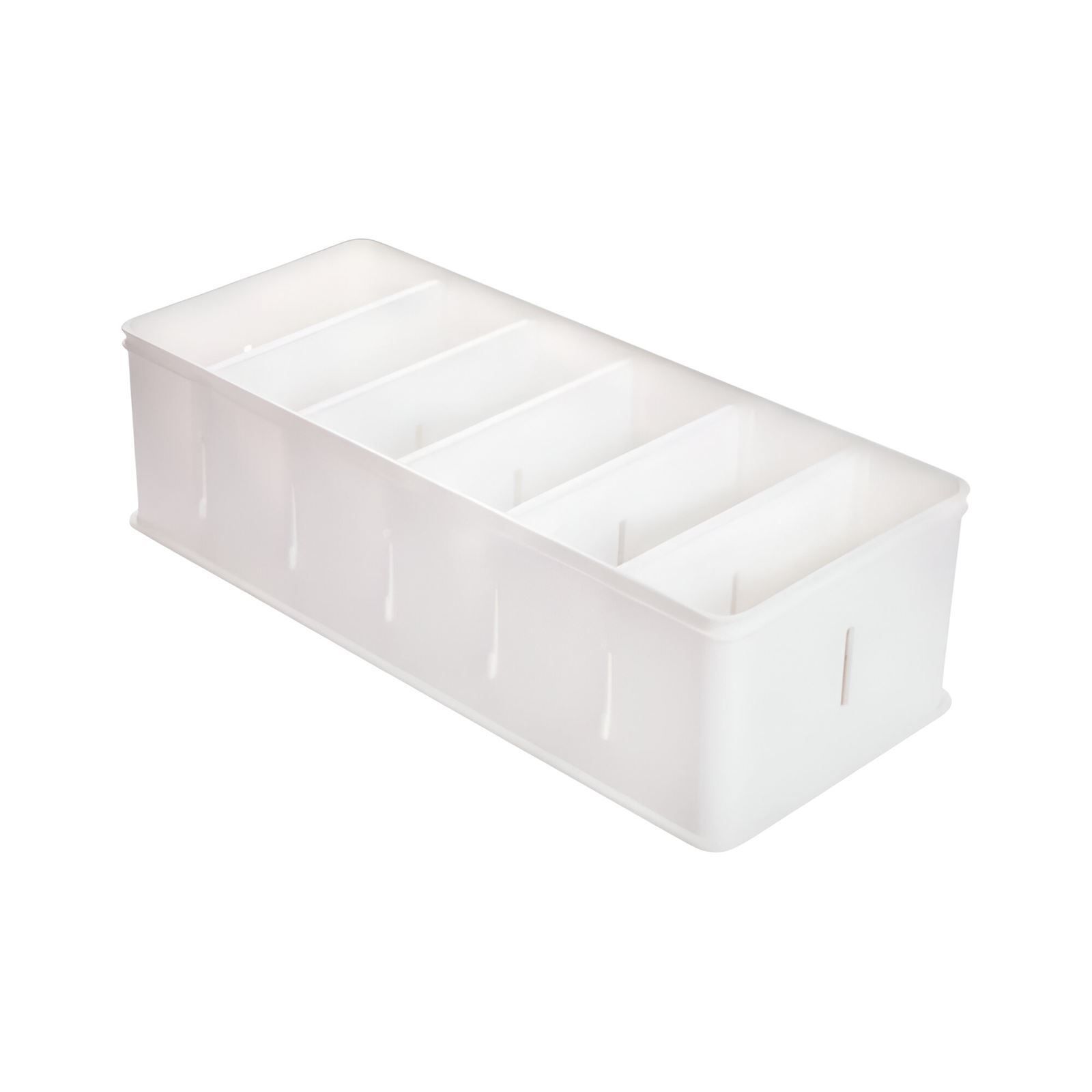 Organizador Encaixa 5 Divisórias Pequeno Plasútil - Branco