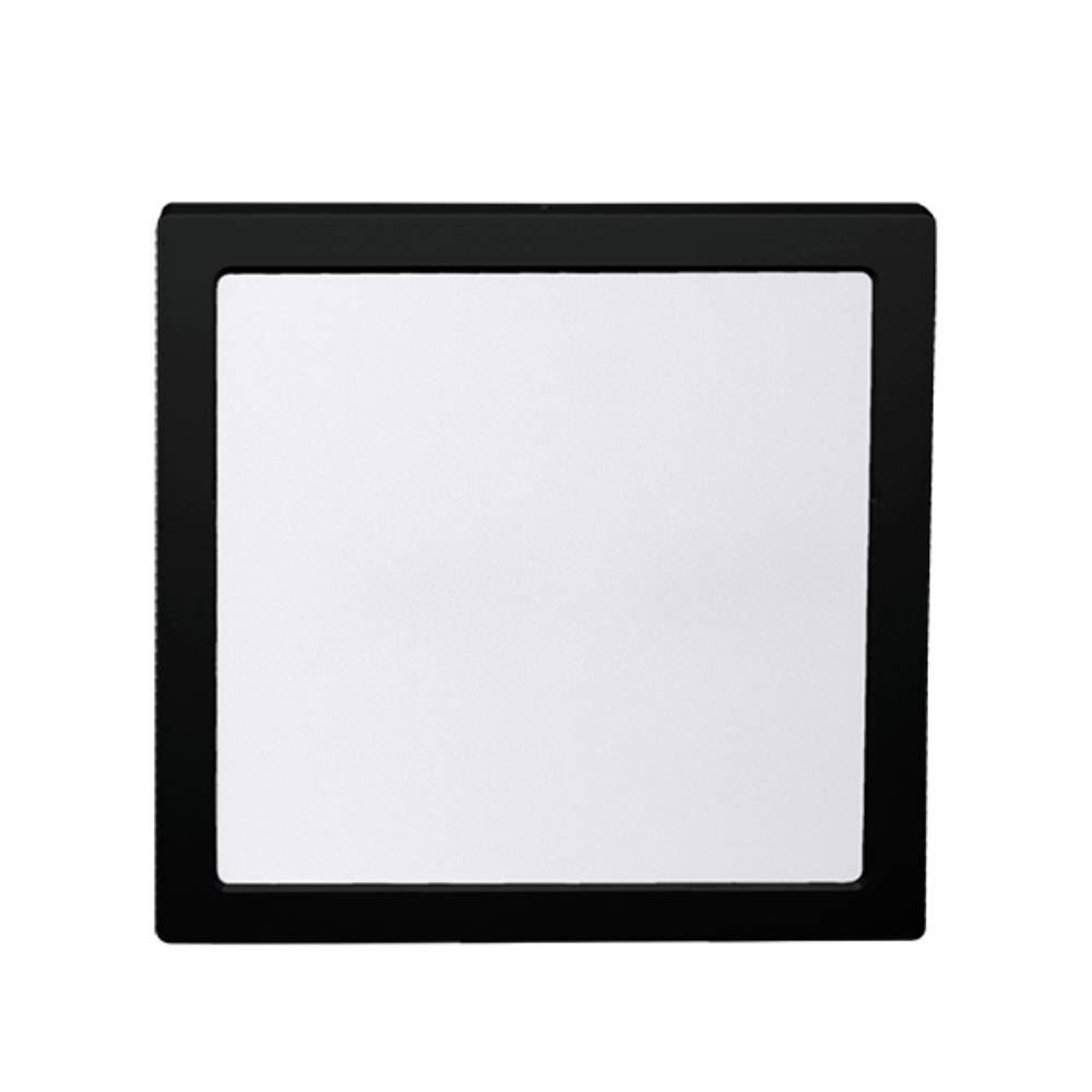 Painel Led Lys 24W Sobrepor Preto 6500K Luz Branca