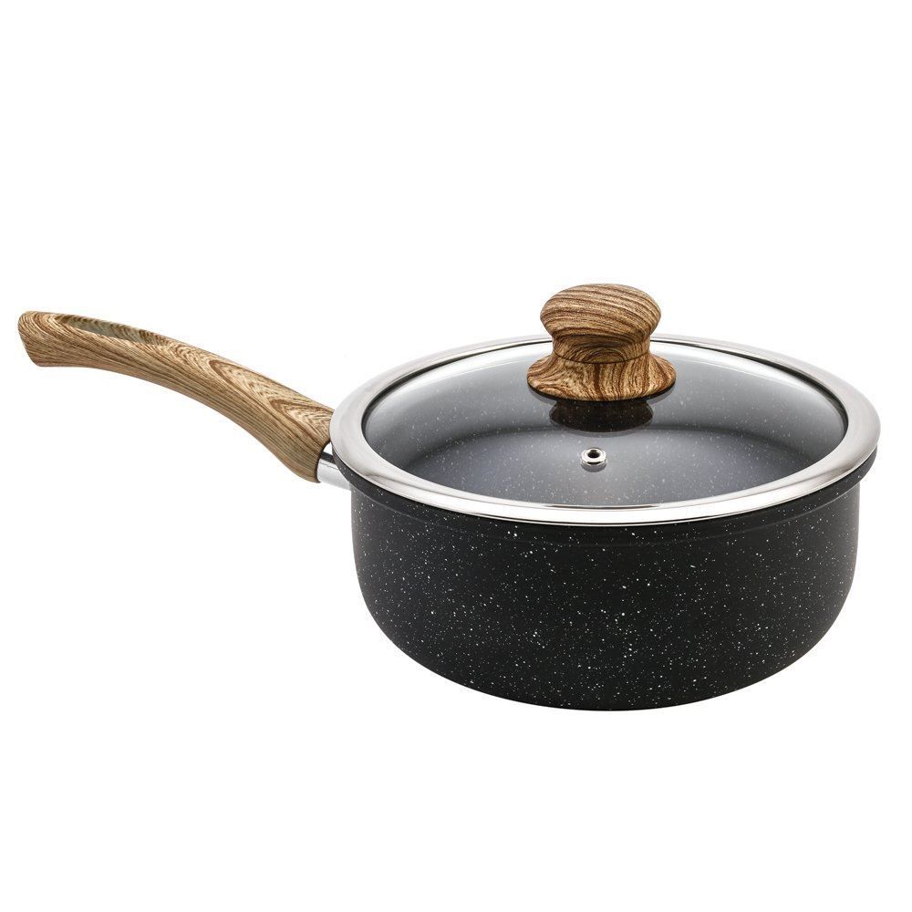 Panela De Indução Com Revestimento Cerâmico Granilite Wolff 2,8 Litros - Preto