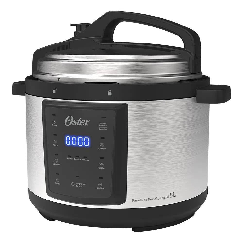 Panela de Pressão Elétrica Oster 5 Litros Digital OPAN920