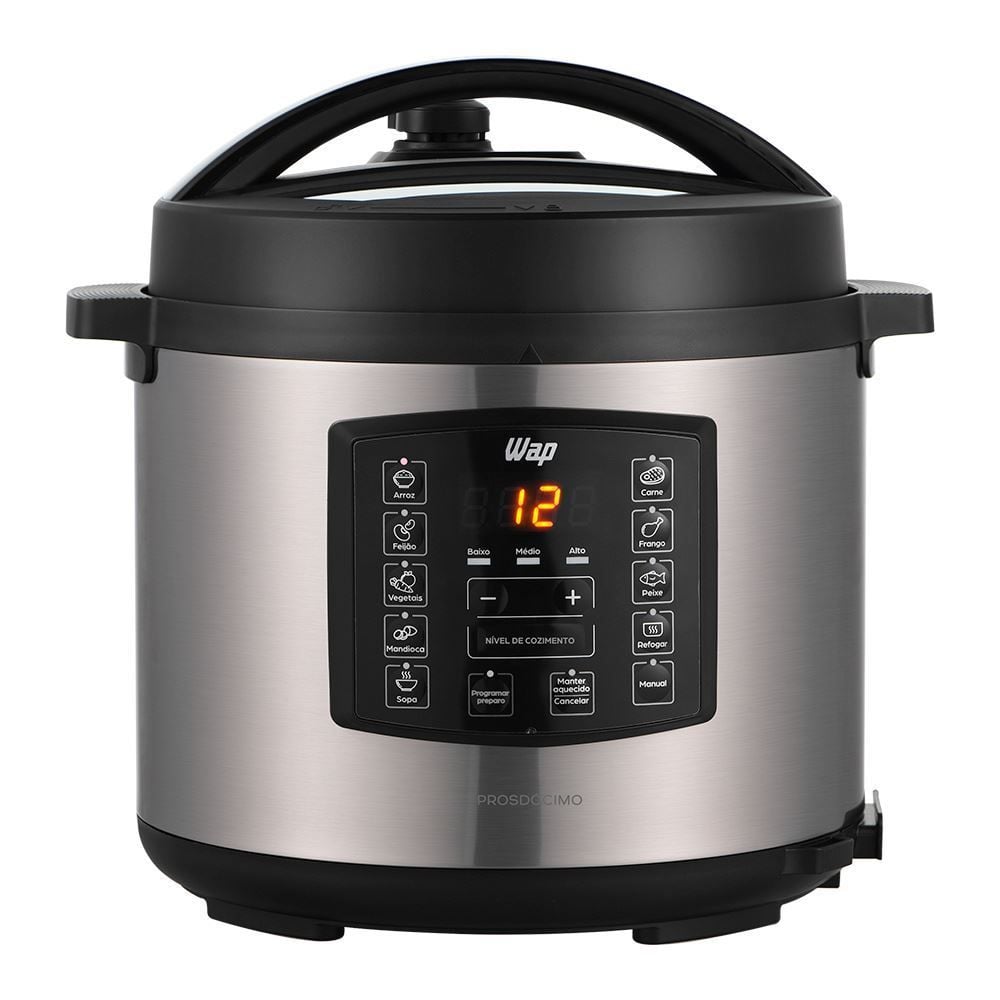 Panela De Pressão Elétrica Wap 6 Litros 1000W WPPE1