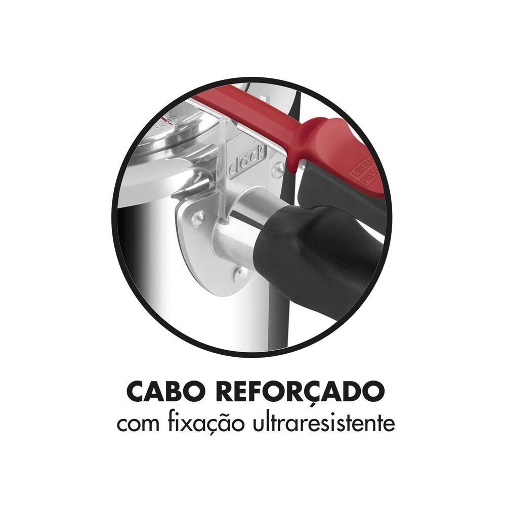 Panela De Pressão Fechamento Interno Clock - 4,5 Litros