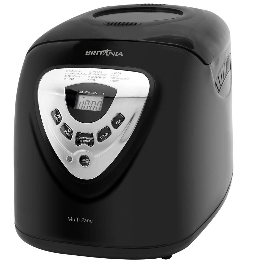 Panificadora Elétrica Britânia Multipane Preta