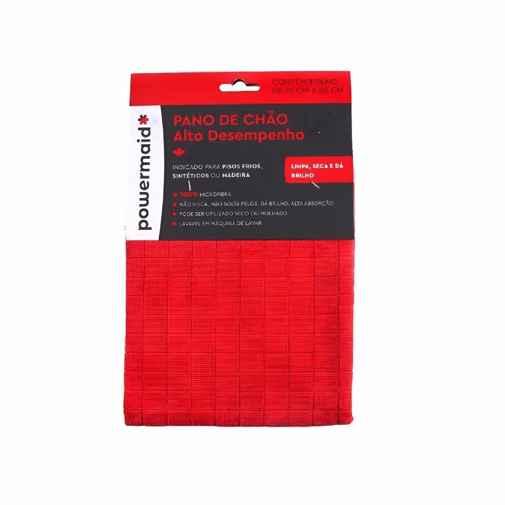 Pano De Chão Alto Desempenho Camesa - Vermelho