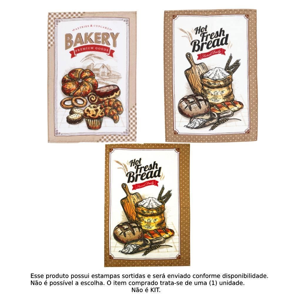 Pano De Copa 100% Algodão Felpudo Döhler 1 Pç - Bakery Hav02