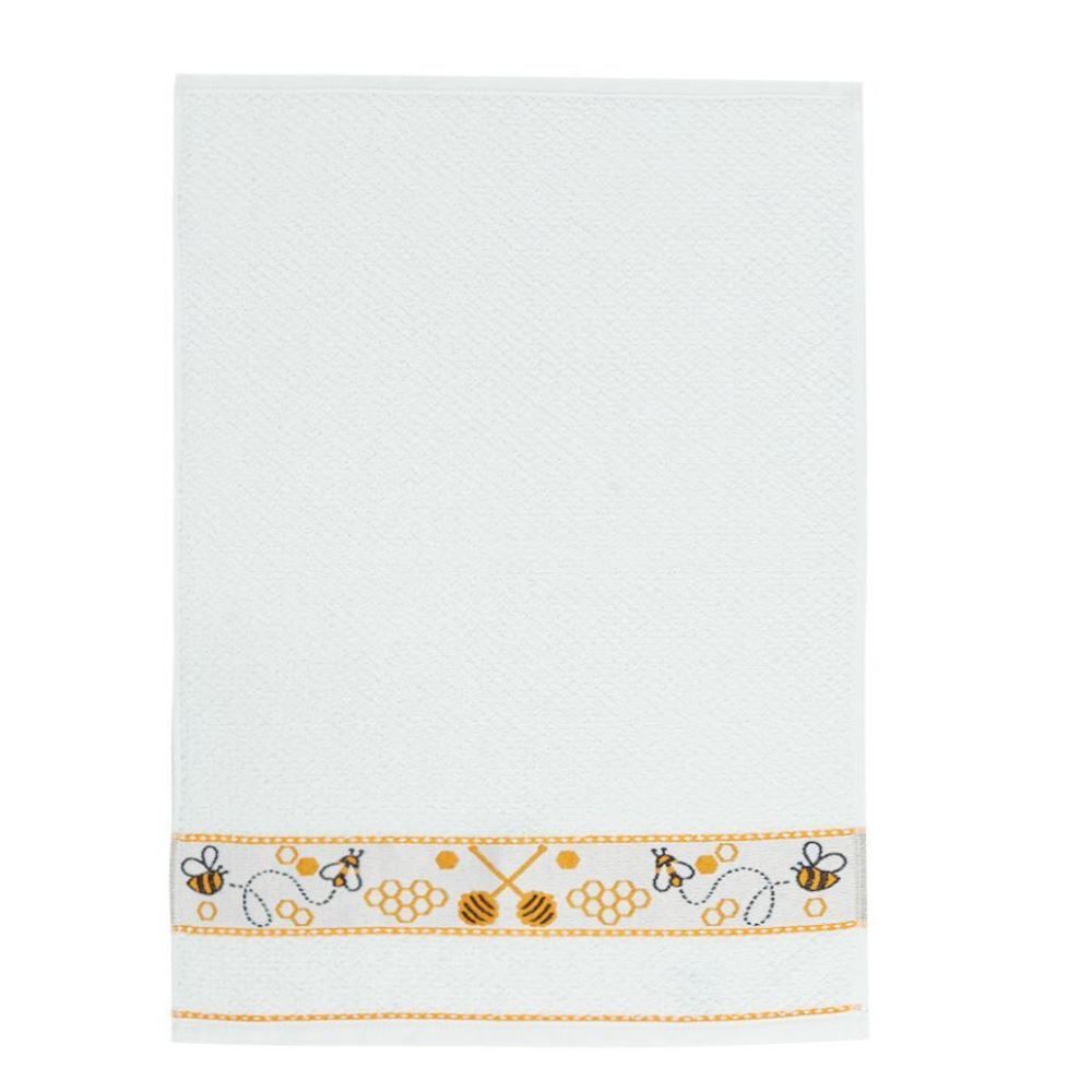 Pano De Copa 100% Algodão Gourmet Havan Casa 1 Pç - Abelhinhas