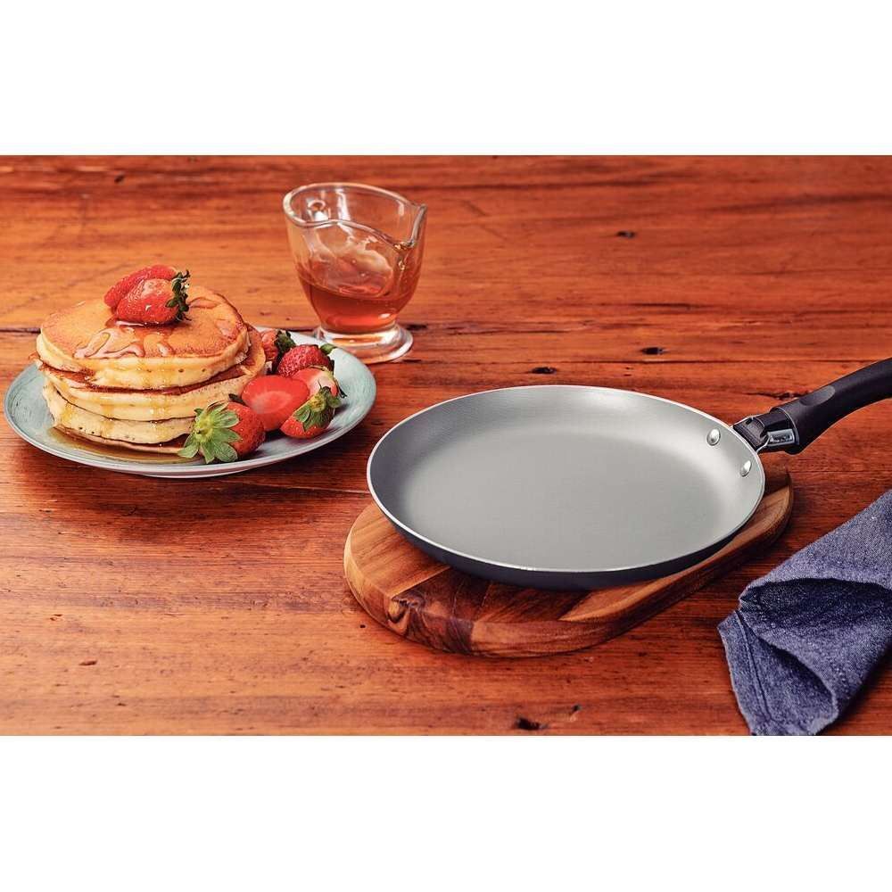 Panquequeira Turim Antiaderente Tramontina 18Cm - Cinza