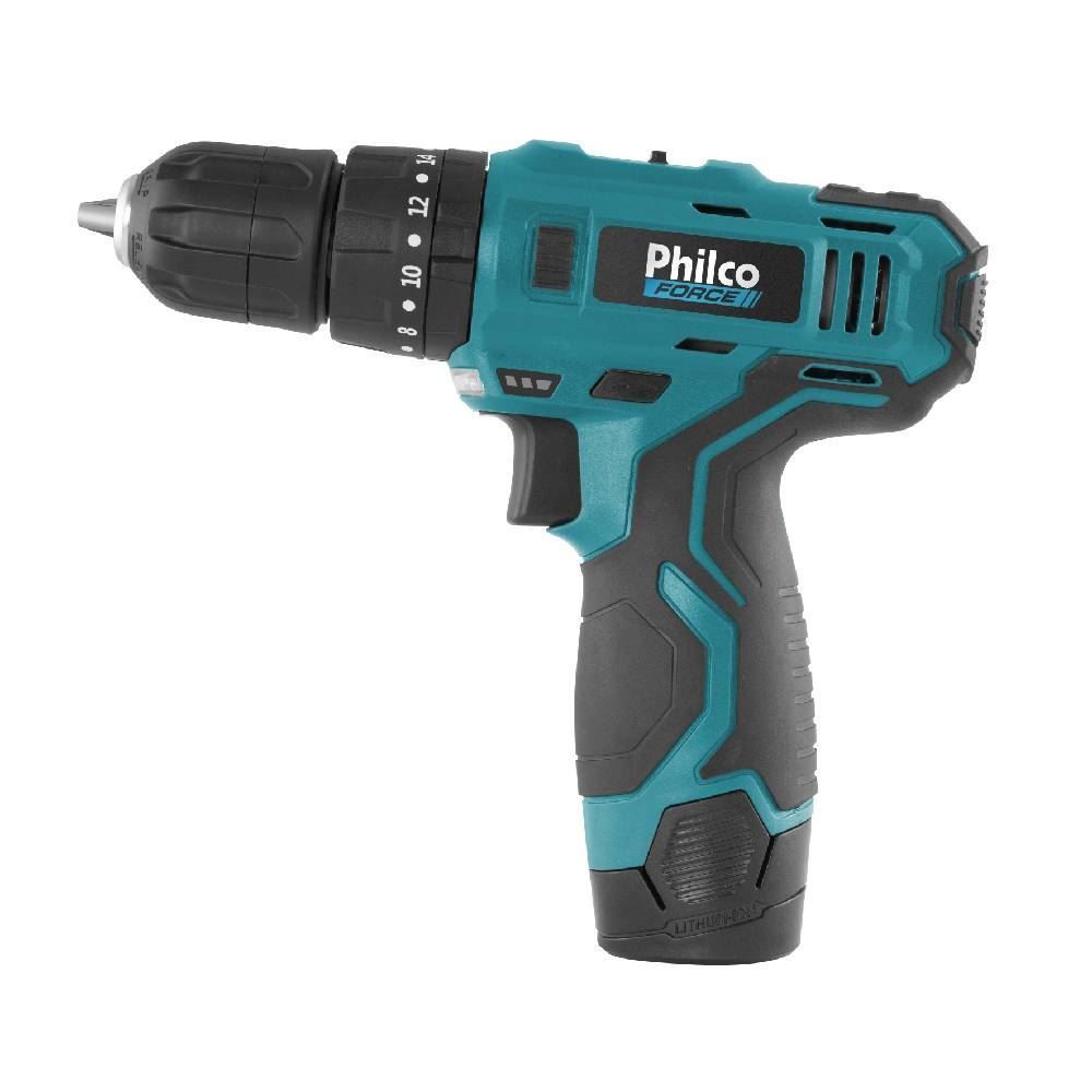Parafusadeira Philco 3 Em 1 C/Maleta 1500Rpm 12V - Bivolt