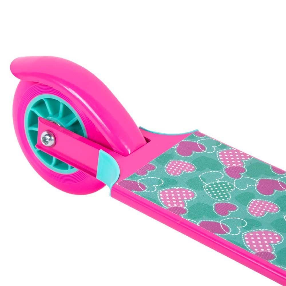 Patinete 2 Rodas Dobrável Radical Rosa Havan Toys - HBR0437