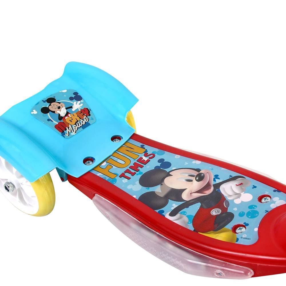 Patinete 3 Rodas Luzes E Som Mickey Havan Toys - HBR0586