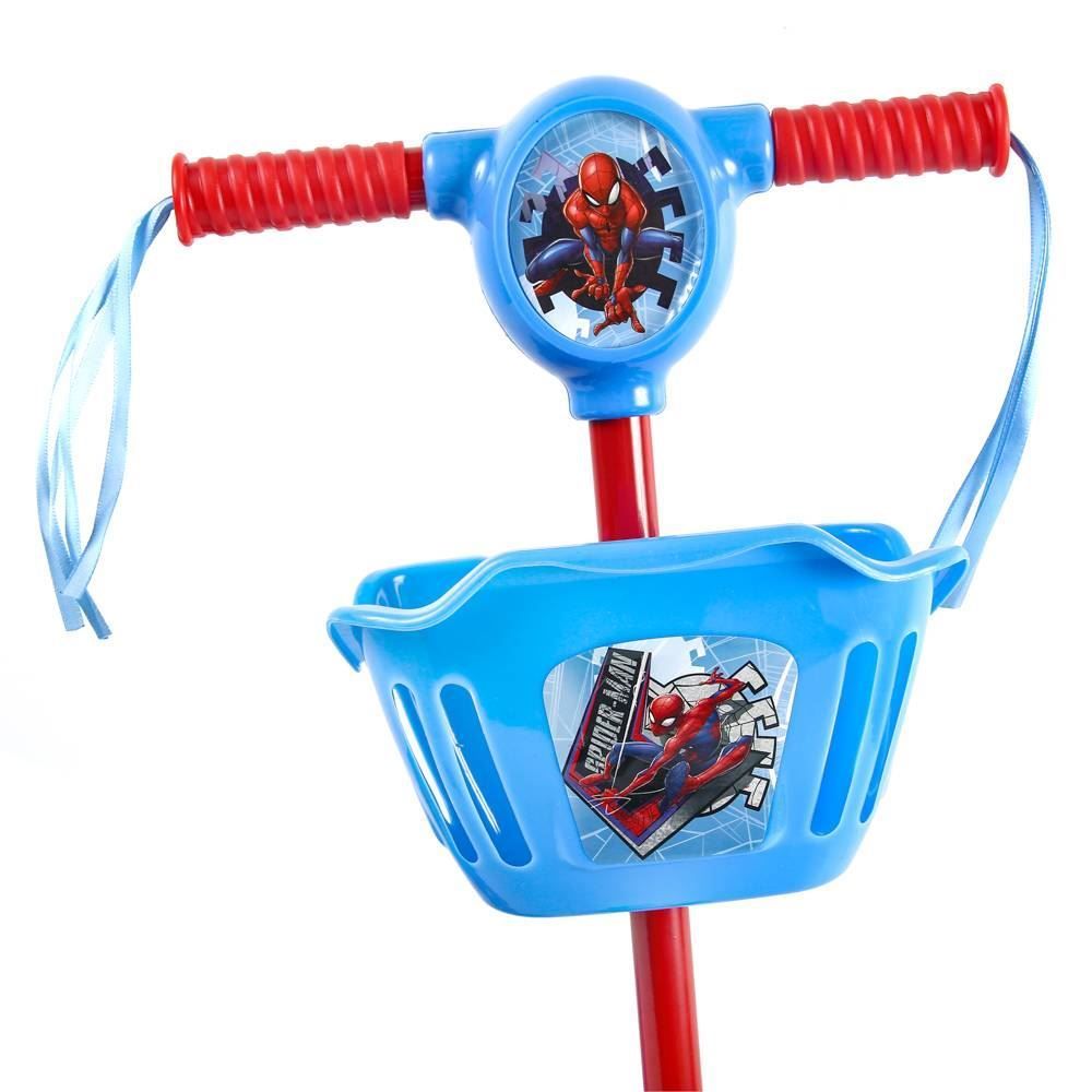 Patinete 3 Rodas Luzes E Som Spiderman Havan Toys - HBR0588