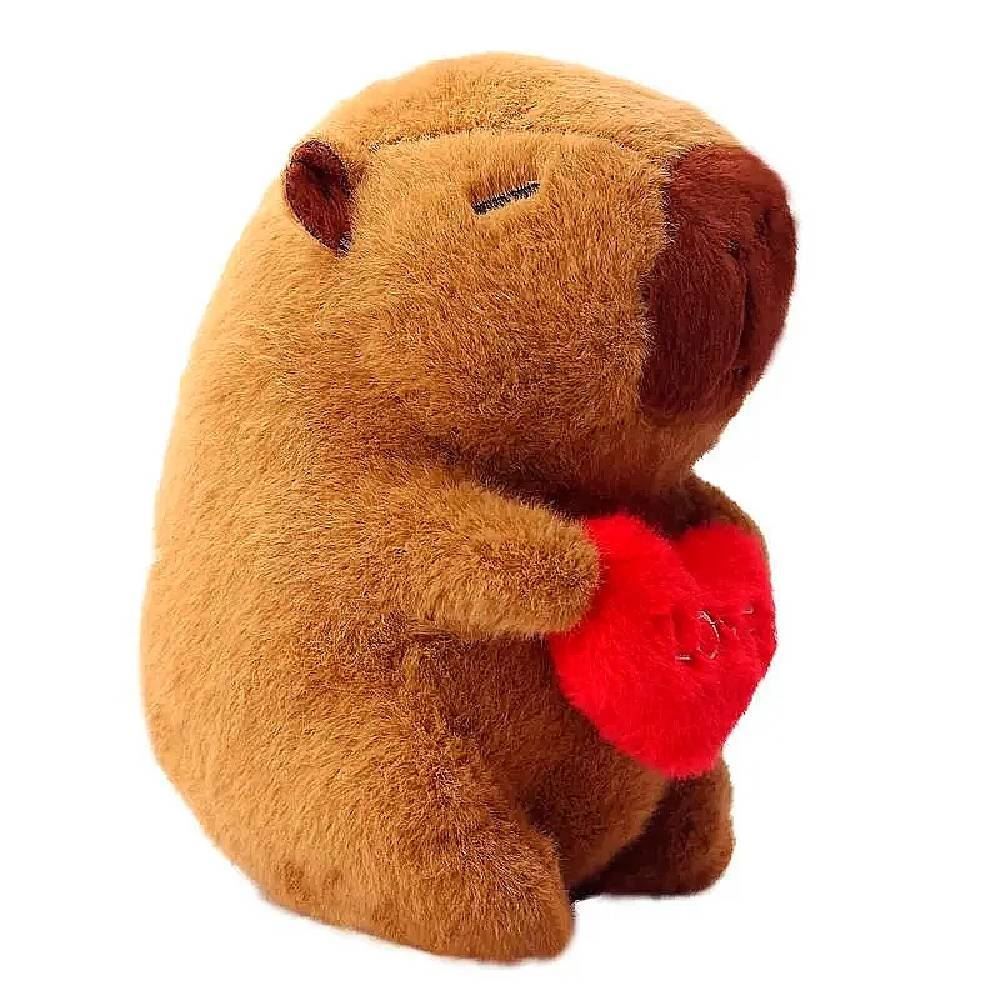 Pelúcia Capivara Com Coração Bbr Toys - R3685