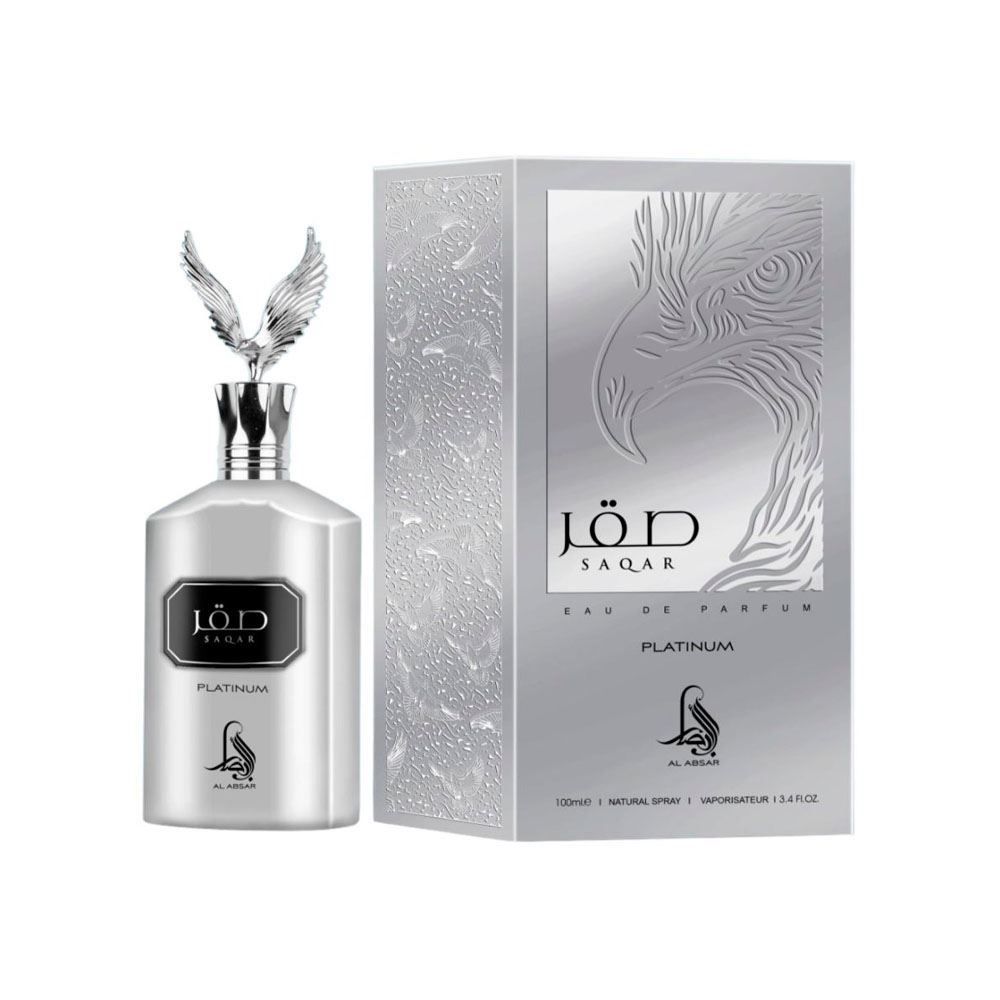 Perfume Árabe Saqar Platinum Al Absar - 100ml