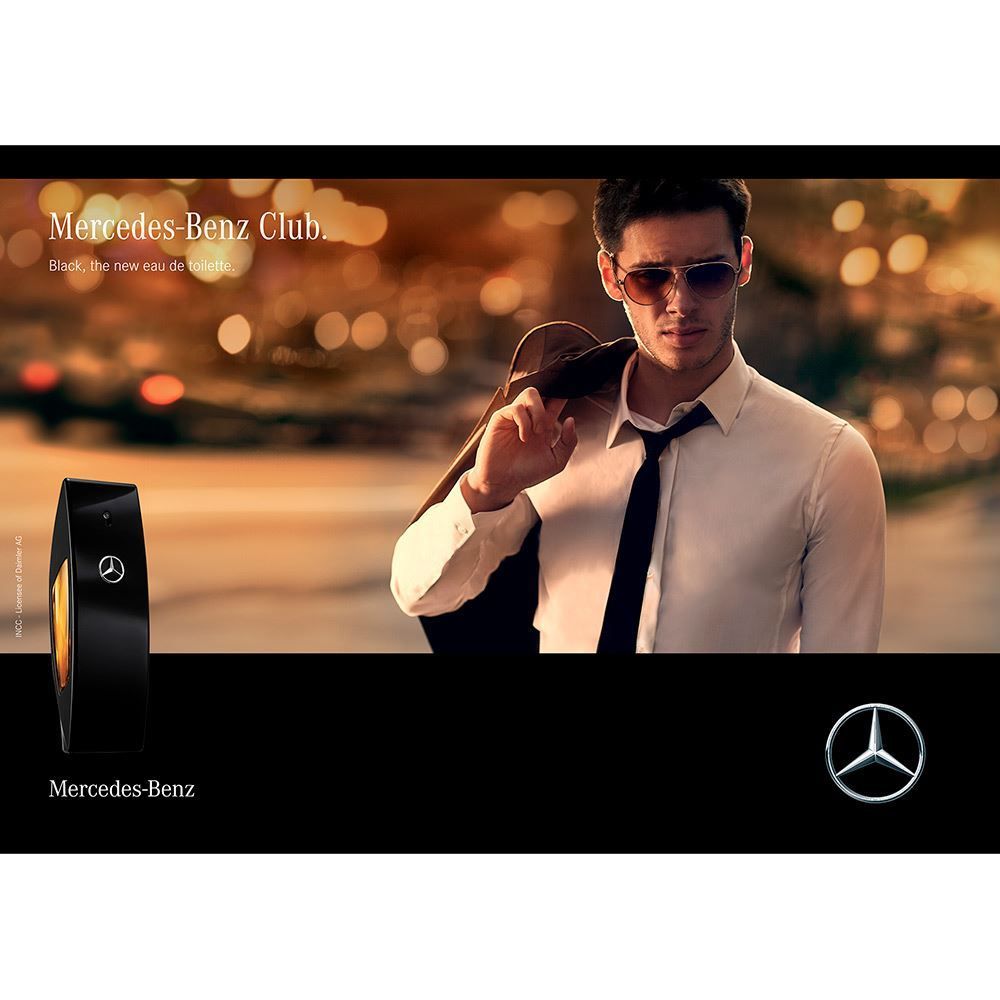 Perfume Mercedes Benz Club Black Eau De Toilette - 50ml