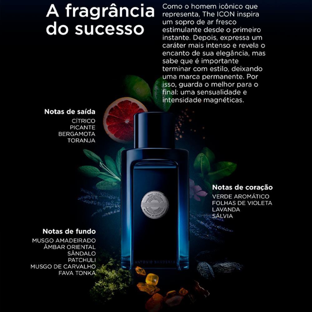 Perfume The Icon 100Ml Antonio Banderas - DIVERSOS
