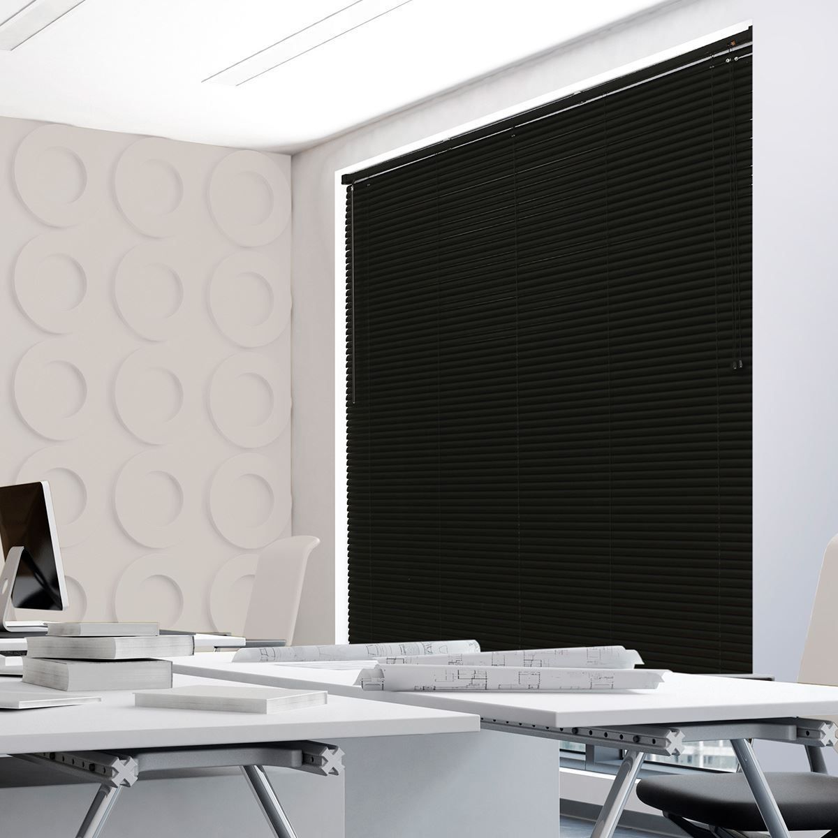 Persiana 1,40X1,60M Para Uso Interno Evolux - Preto