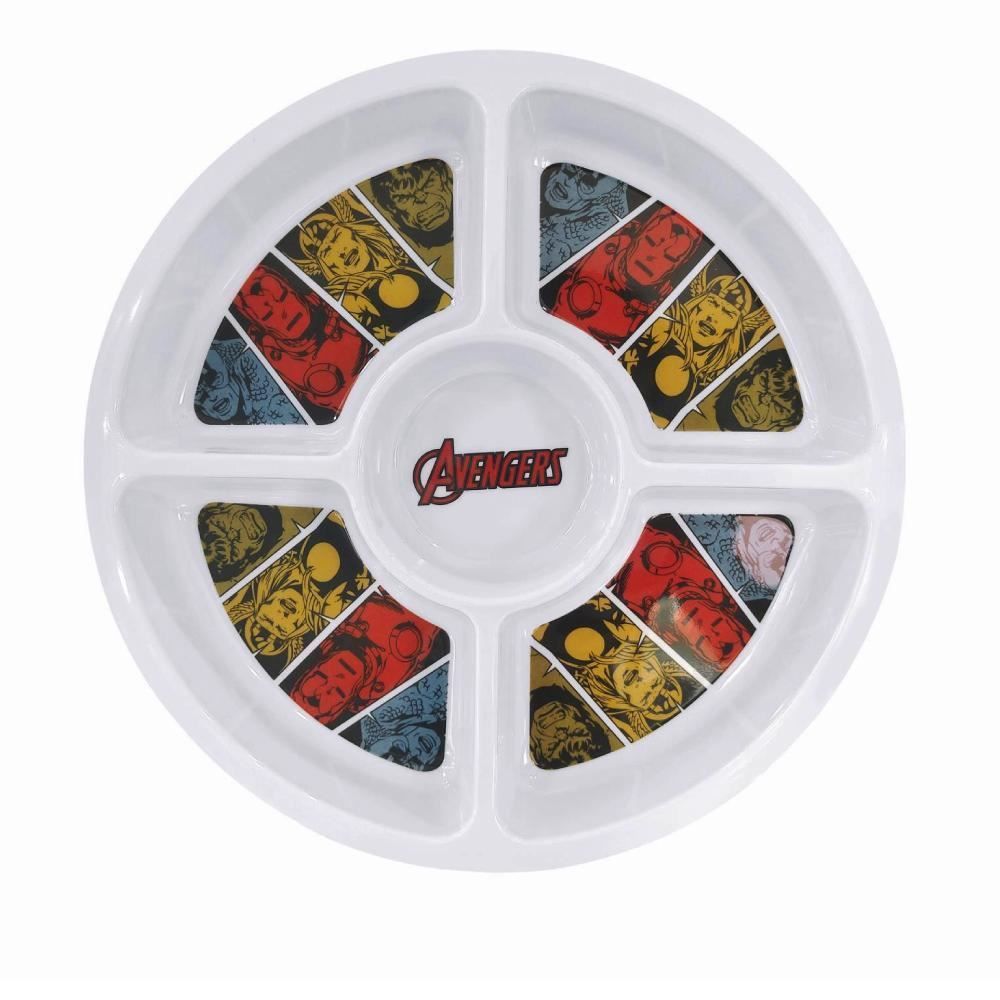 Petisqueira Melamina Personagens Disney 29Cm - Avengers