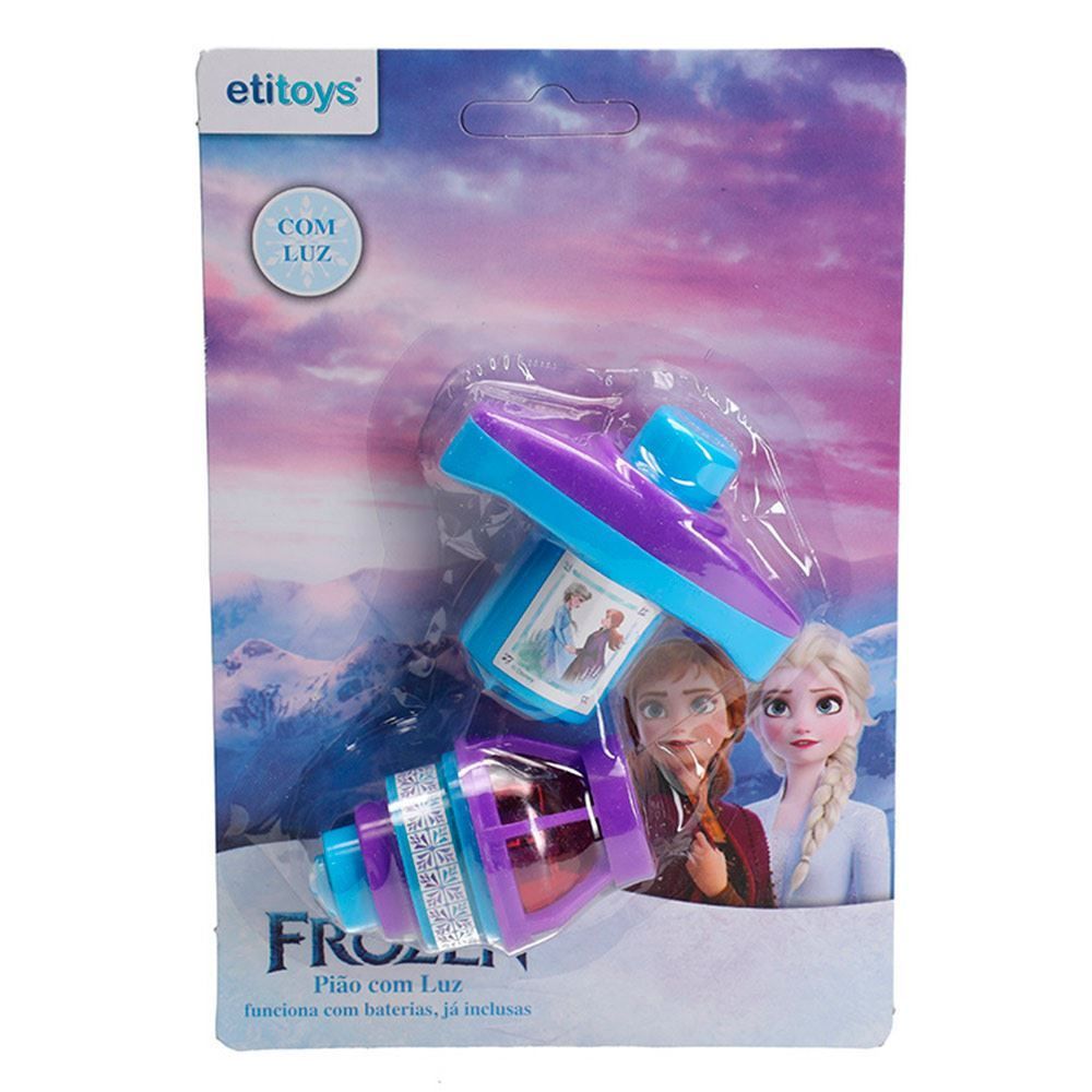 Pião Com Luz Frozen 6Cm Etitoys - YD-506