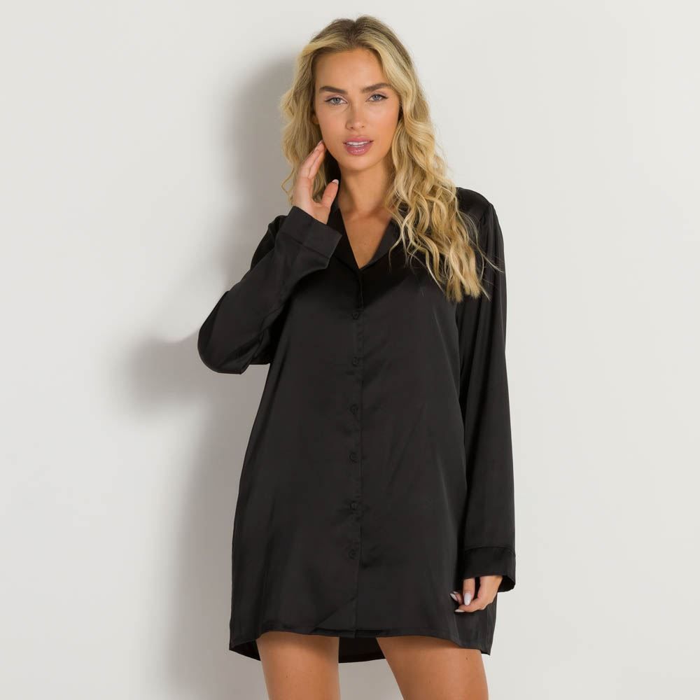 Pijama Feminino De Cetim Trijunto Camila Moretti