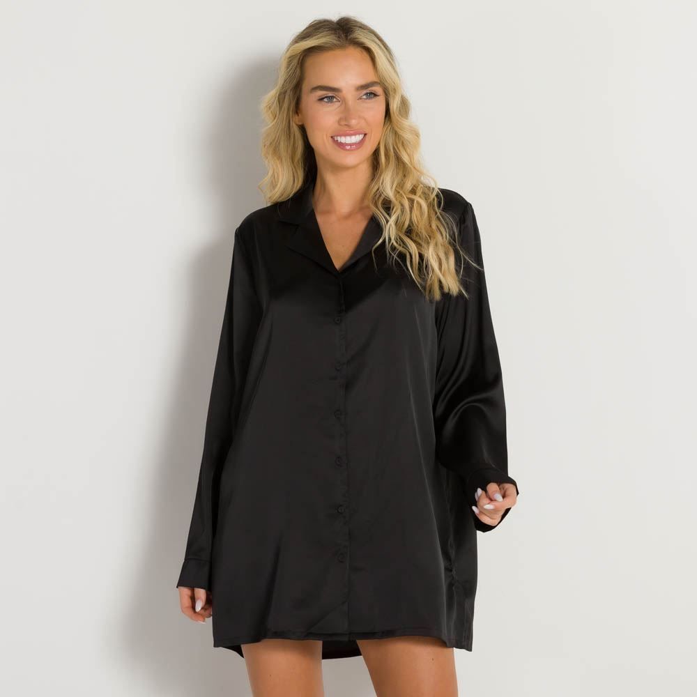 Pijama Feminino De Cetim Trijunto Camila Moretti