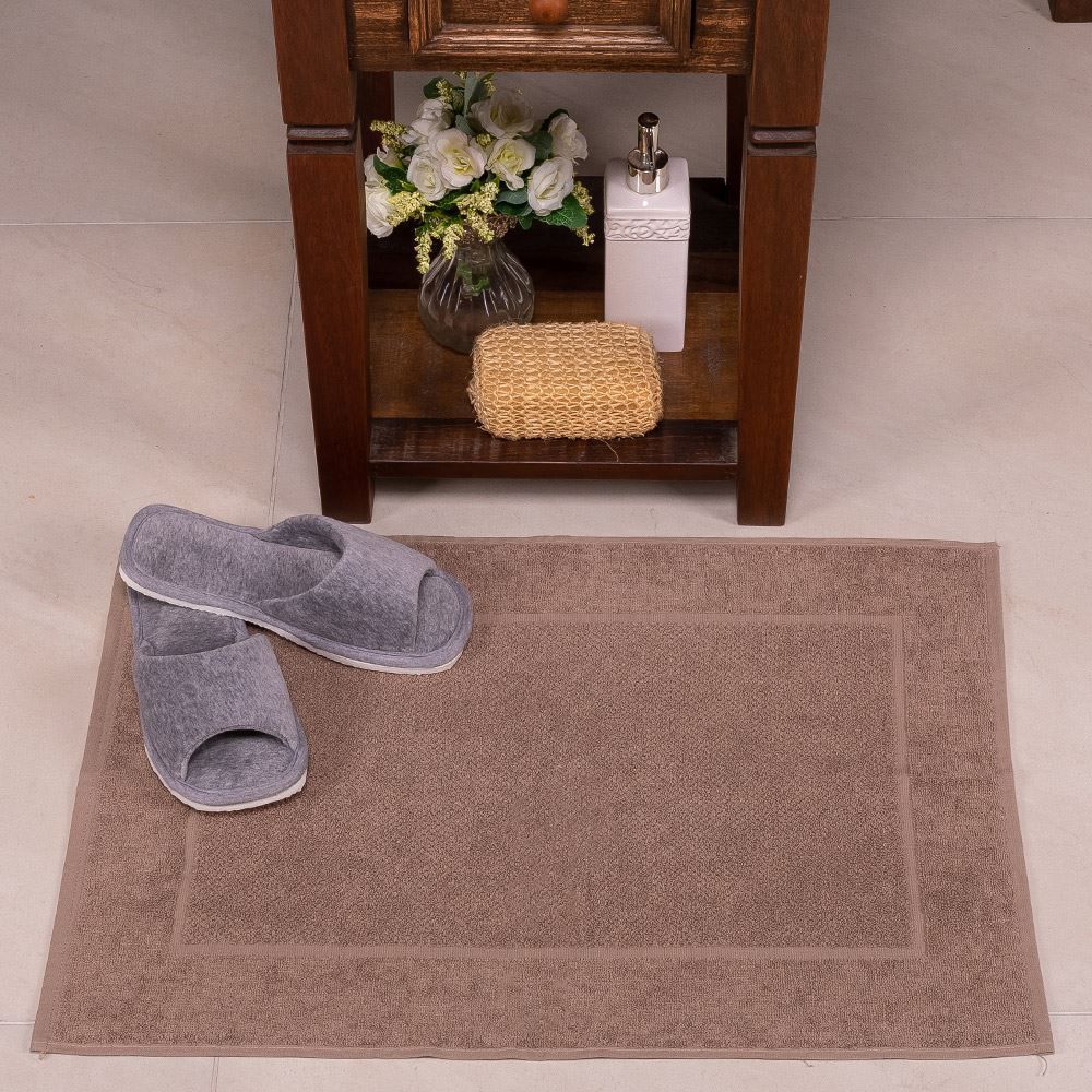 Piso Atoalhado 48X70cm Texas Karsten - Taupe Kansas