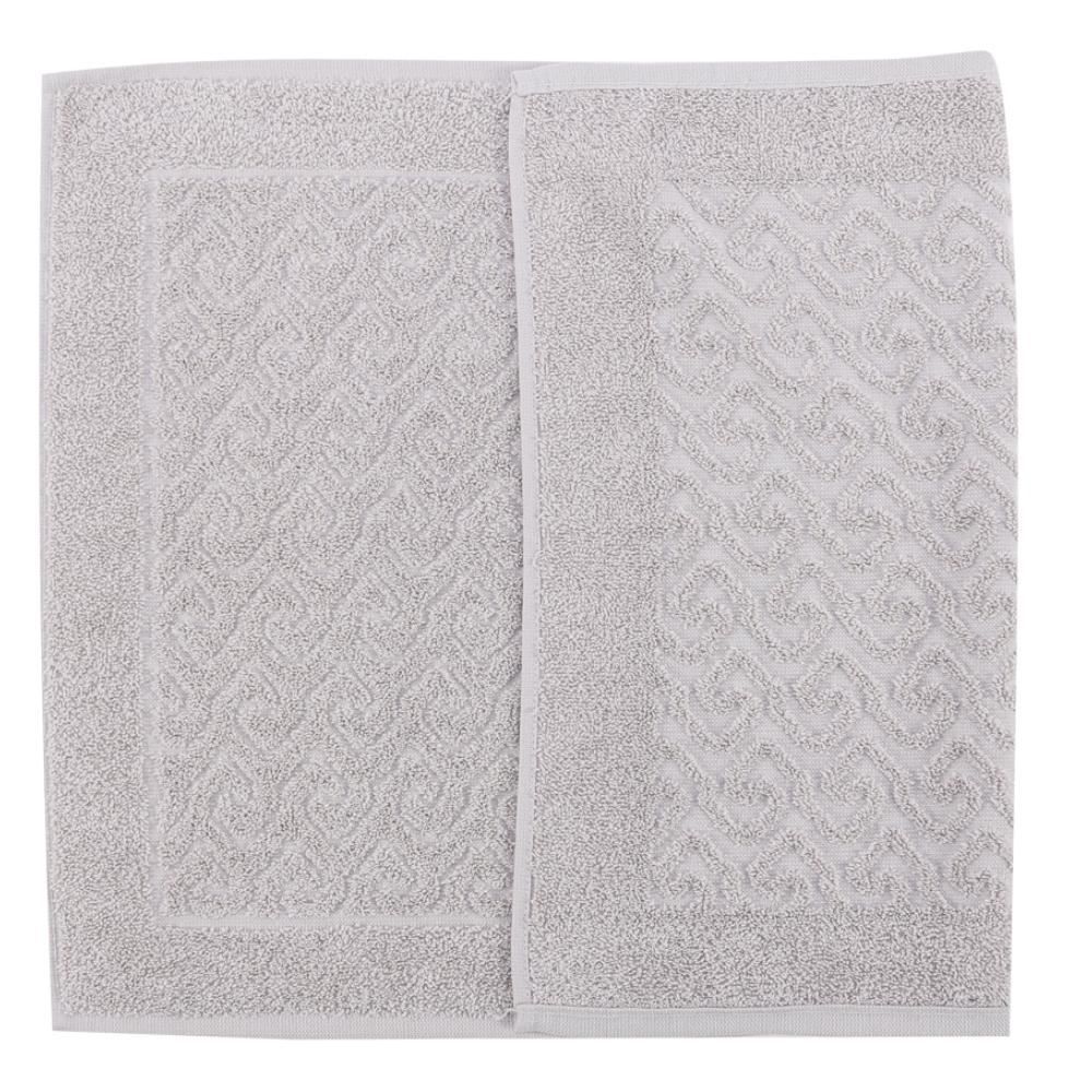 Piso Atoalhado 50X70 Cm Spazio Havan  - Prata