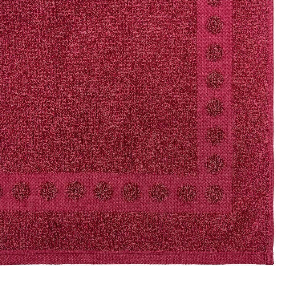 Piso Atoalhado 65X50cm Havan - Borgonha Botanic