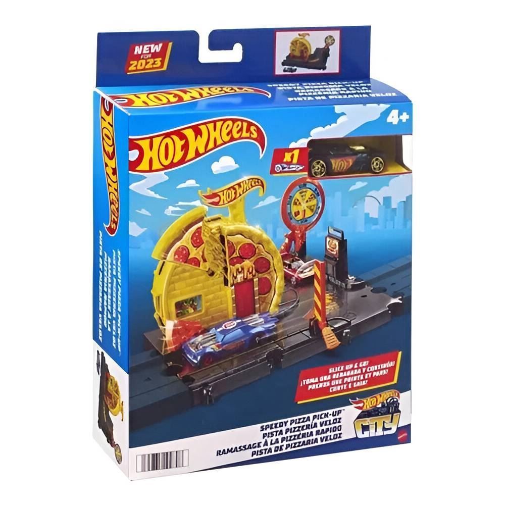 Pista Pizzaria Hot Wheels City Mattel - HMD53
