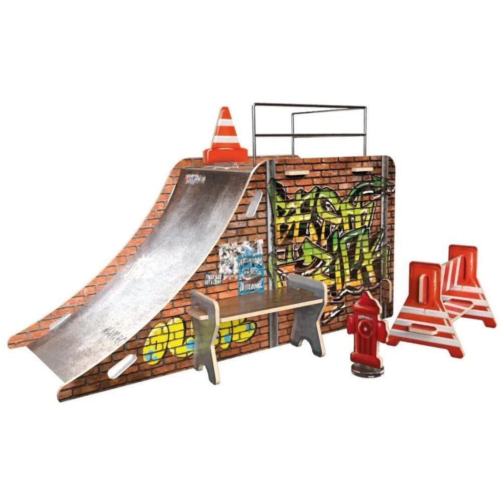 Pista Quarter Pipe Skate De Dedo Brincadeira De Criança - 3911