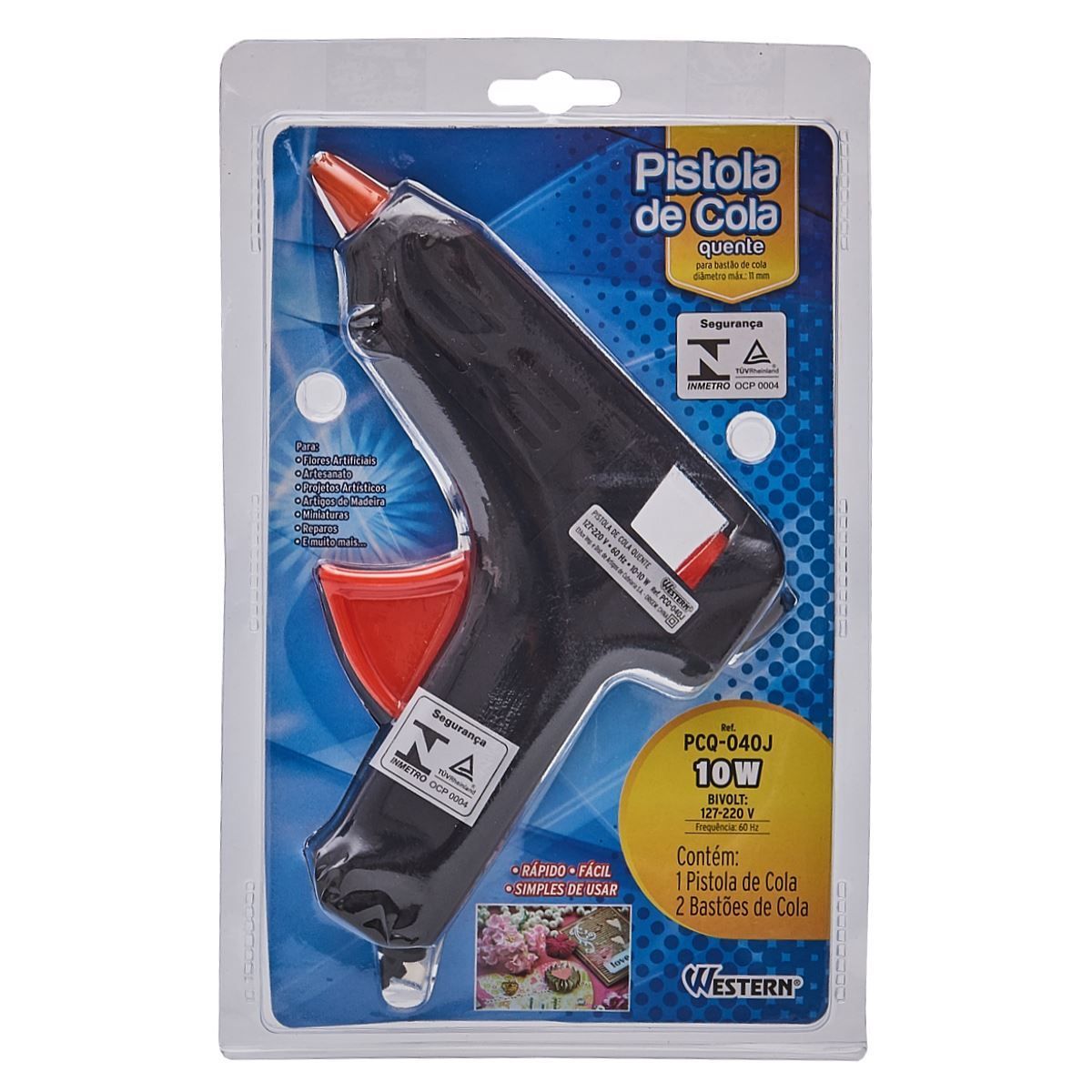 Aplicador de Cola Quente 10 Watts Western PCQ040J - Bivolt