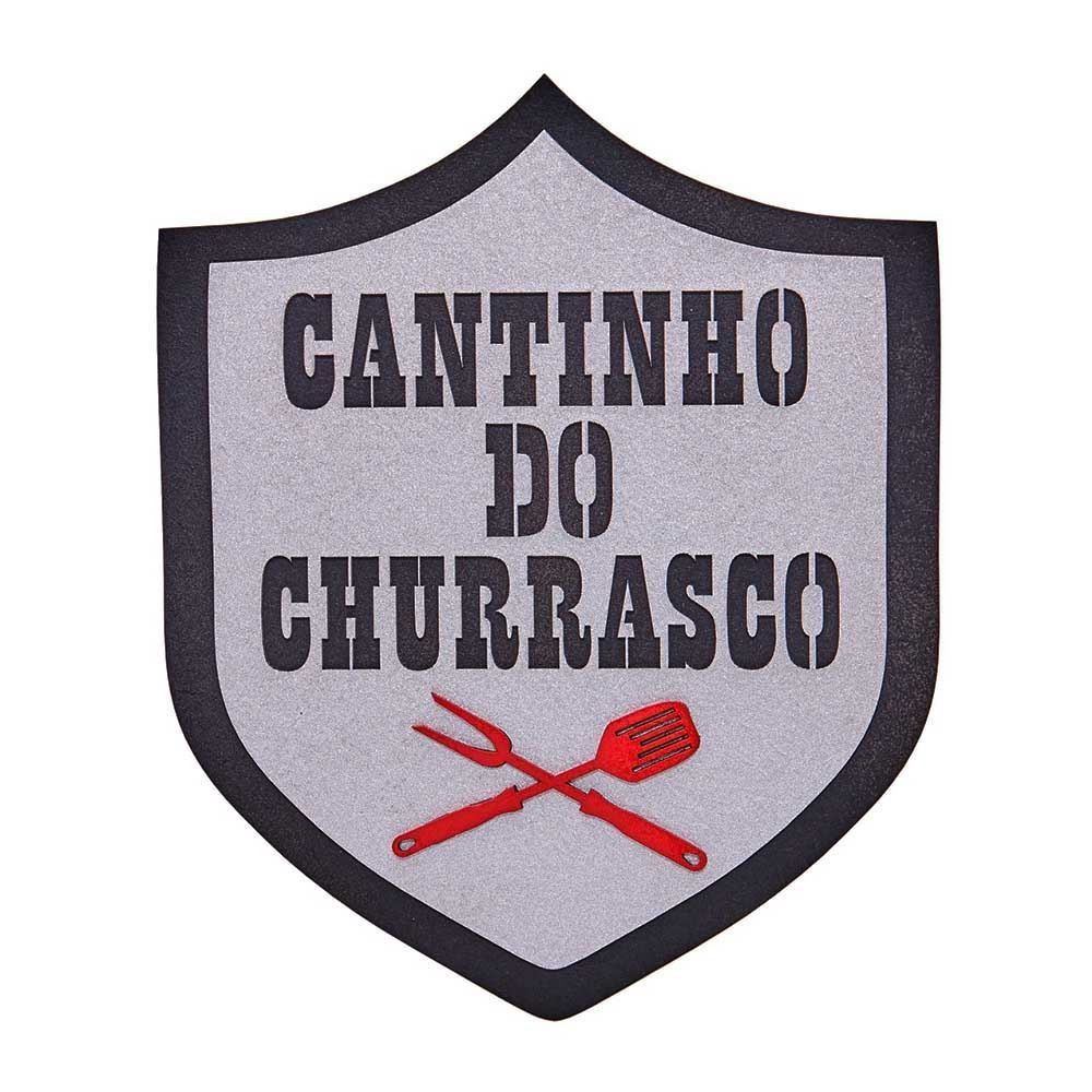 Placa Decorativa Brasão Do Churrasco Forgerini - 202