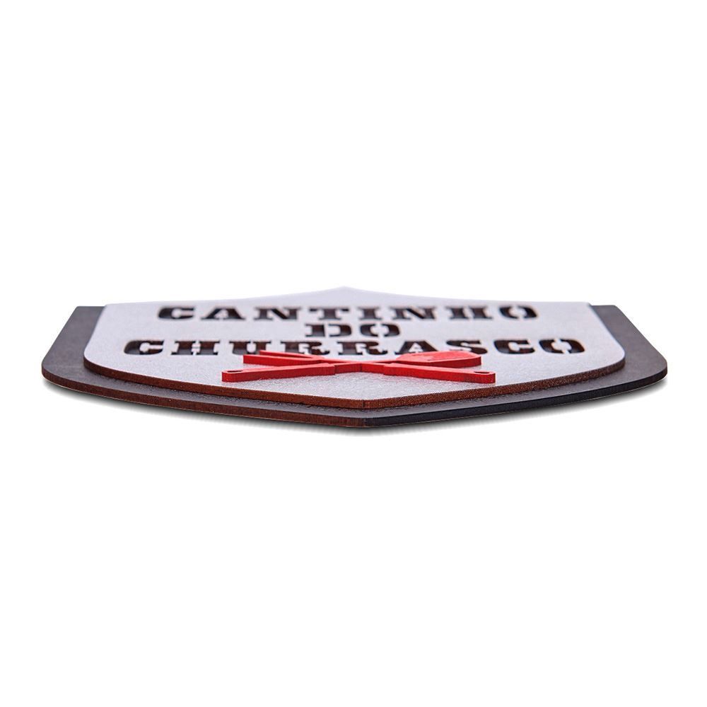 Placa Decorativa Brasão Do Churrasco Forgerini - 202