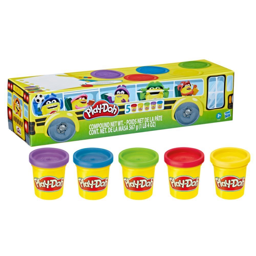 Playdoh Back Shool 5 Potes Hasbro - F7368