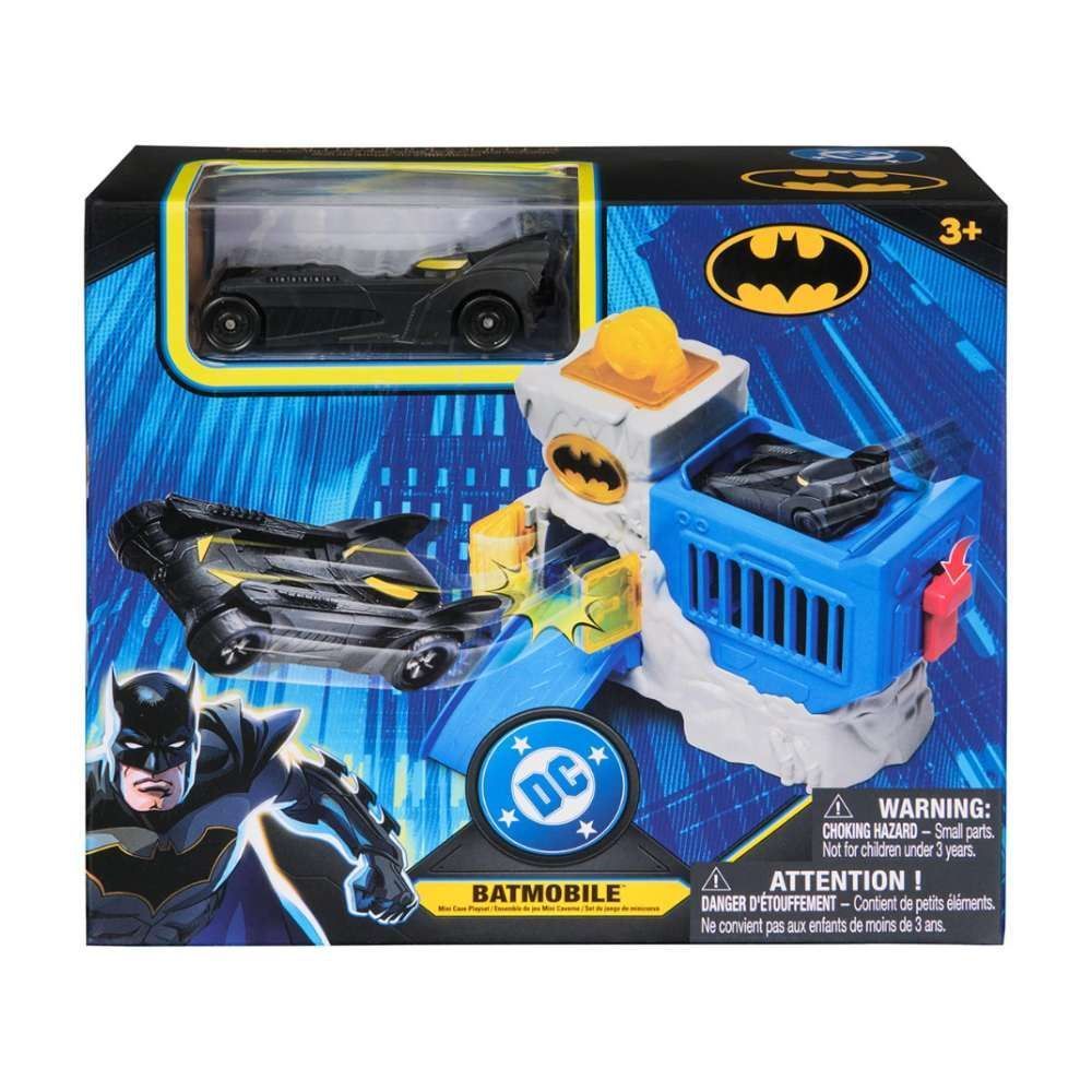 Conjunto Mini Batcaverna Com Pista E Batmóvel - 4907