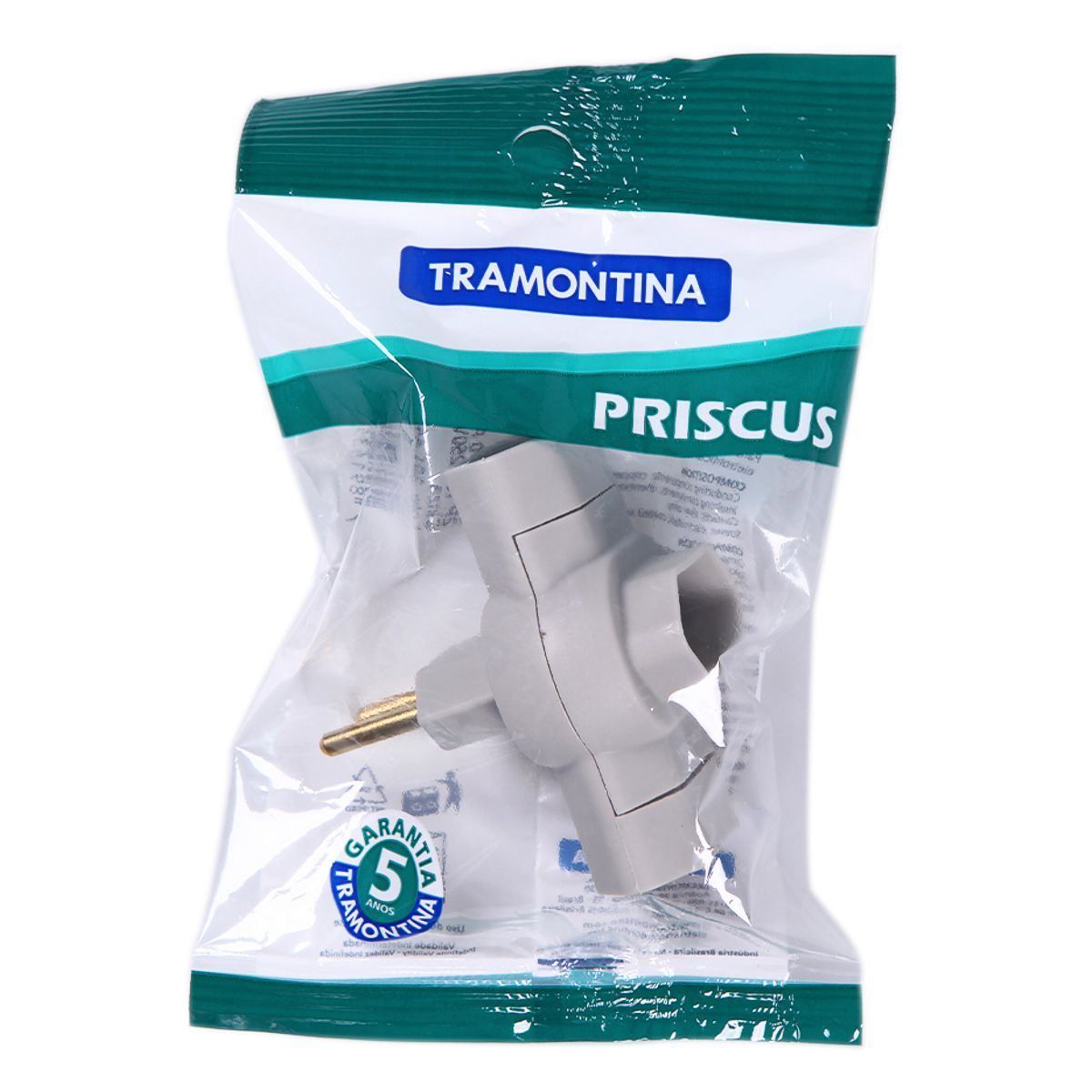 Plug T Nbr 14136 10 Amperes 250 Volts Tramontina - 57400/170