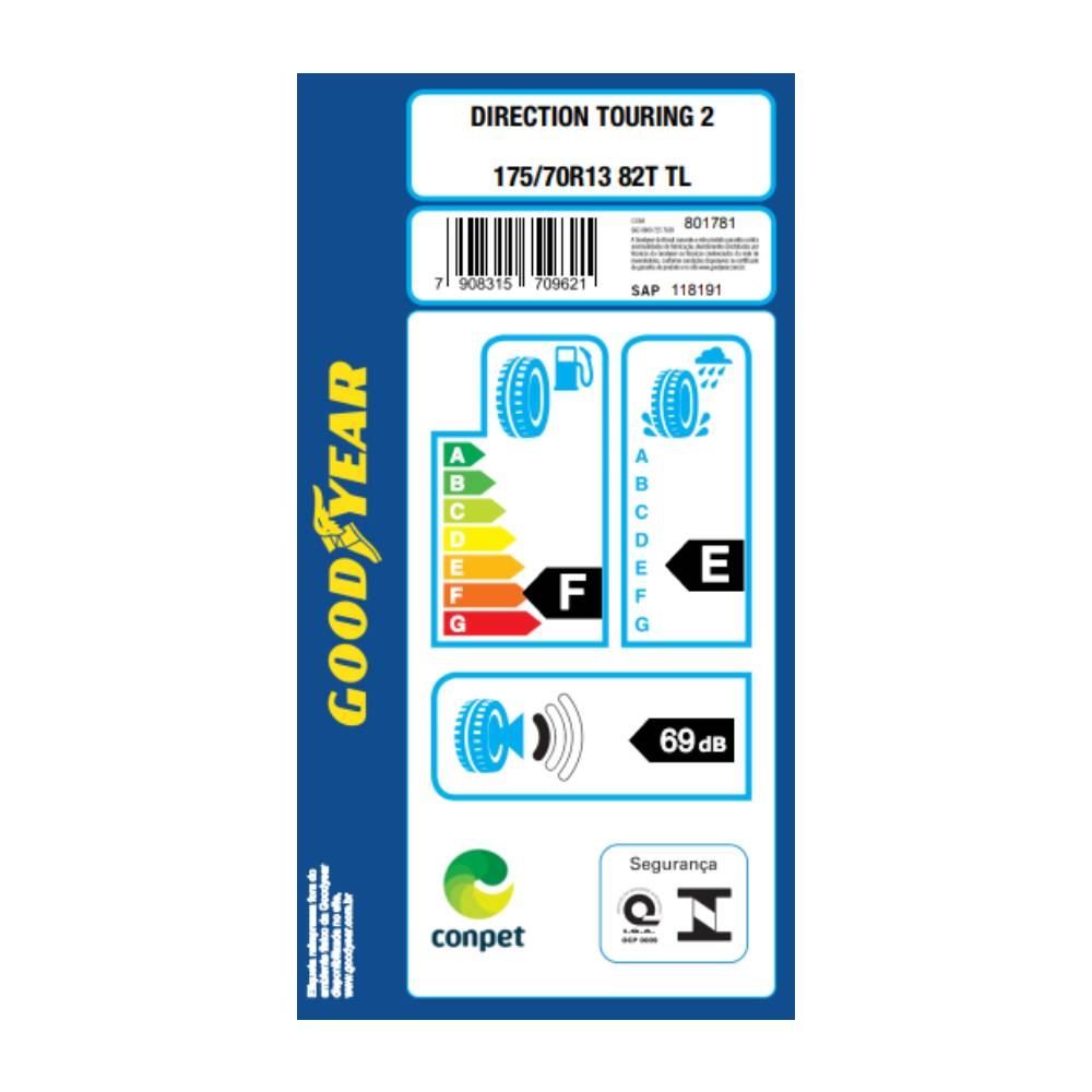Pneu Goodyear Direction 2 Touring 175/70 R13 82T - Preto