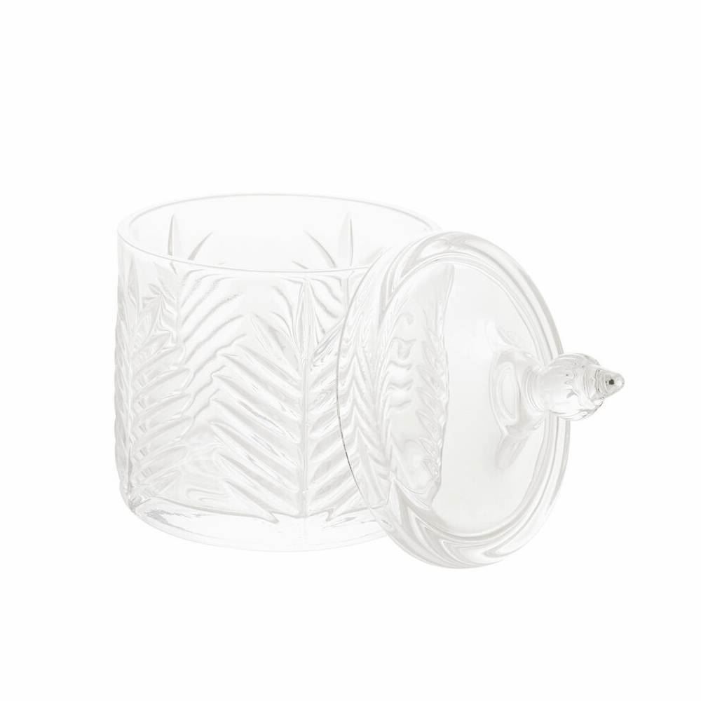 Porta Algodão E Sabonete Lyor De Cristal 10X15,5Cm - Palmera