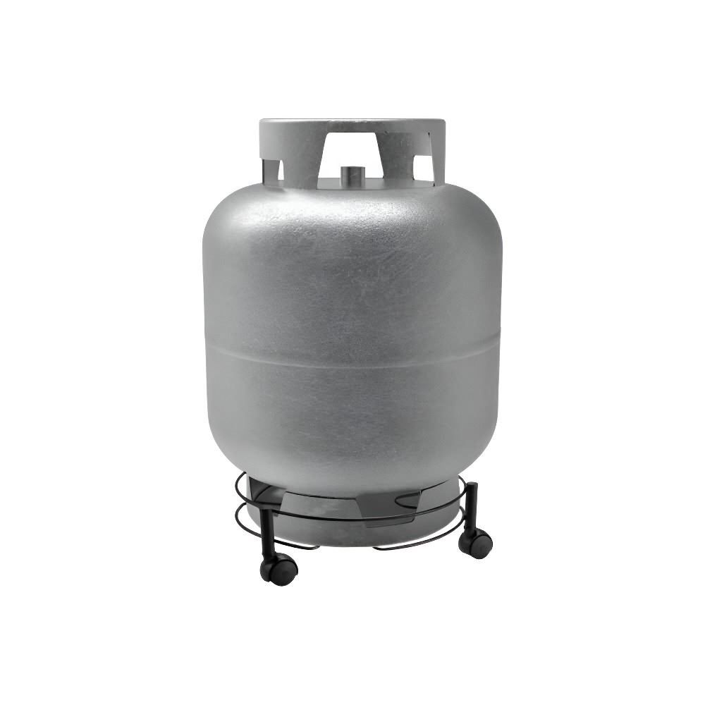 Porta Botijão De Gás Com Rodinhas Arthi - Preto 