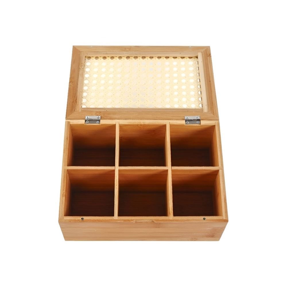 Porta Chá Bambu Havan Casa 24Cm - Natural